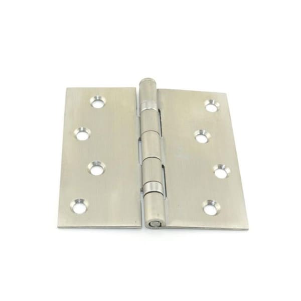 Patioplus 4 x 4 in. Square Corner Full Mortise Weight Ball Bearing Hinge, No. 034534 Stainless Steel PA1632843 - main